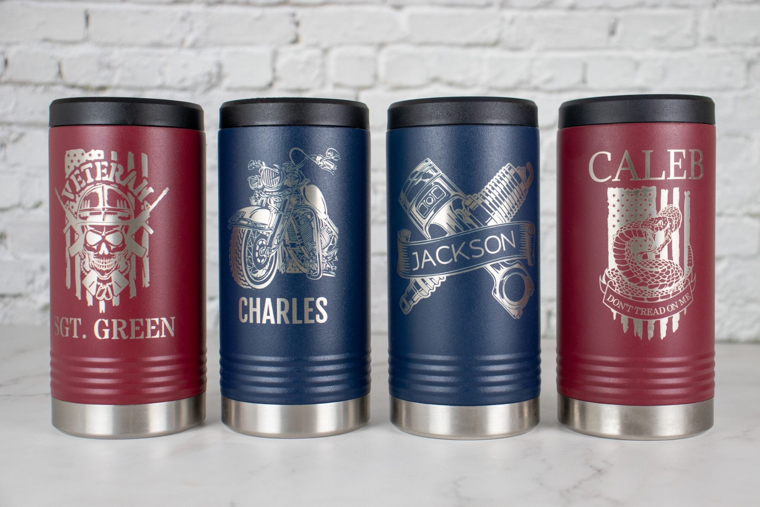 Engraved Skinny Can Koozie